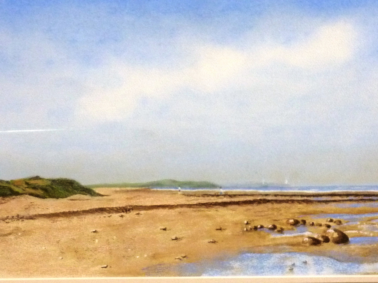 A A Austin (British, 20th Century), "Amble Harbour", Estuary Scene, Watercolour, signed lower