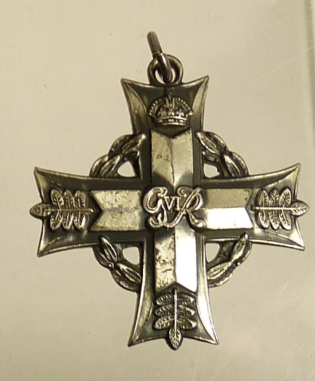 A New Zealand Memorial Cross awarded to Flight Sgt. Arthur Russell Weston, Royal New Zealand Air