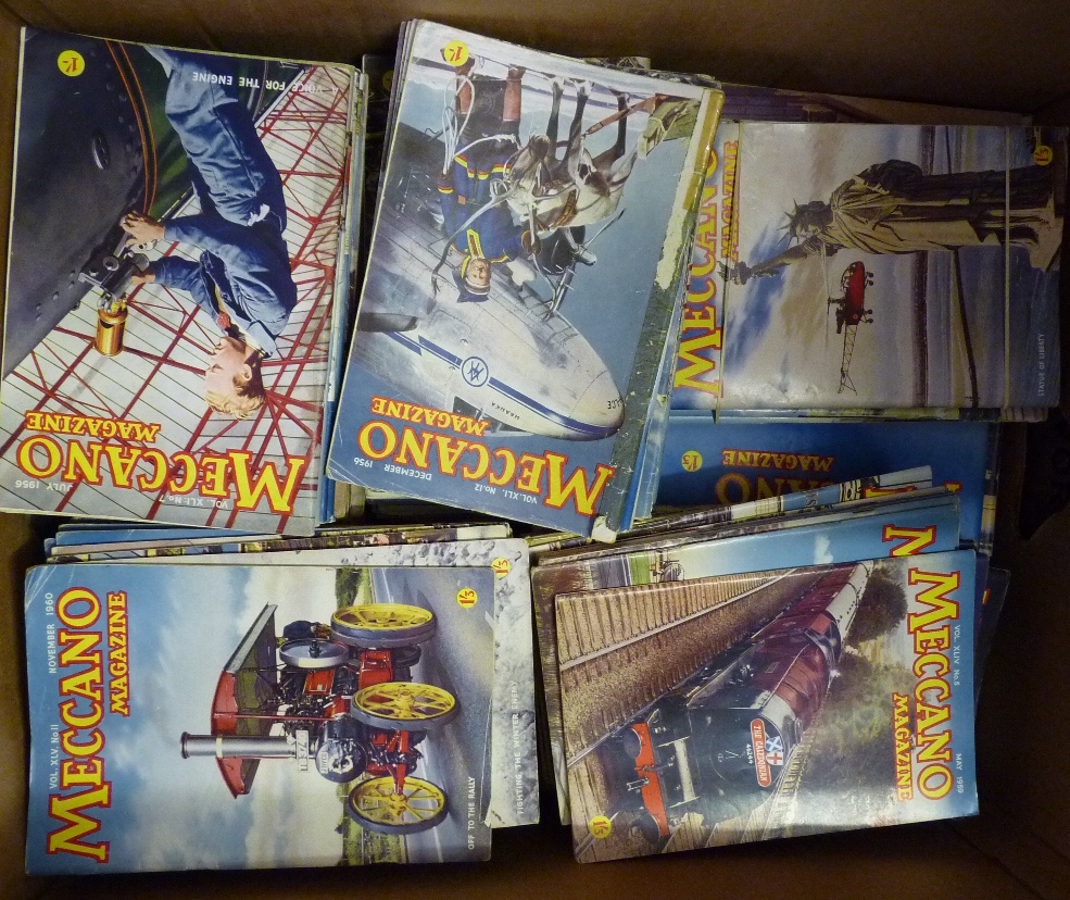 MECCANO MAGAZINES - a very large quantity ranging from the 1950`s - 1970`s