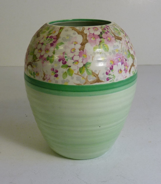 A Shelley Maytime vase, 15cms high