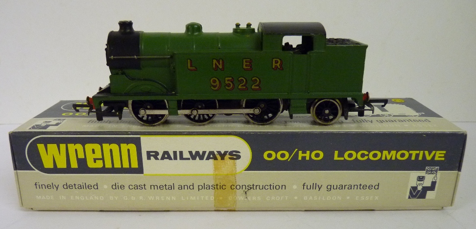 WRENN - W2217 LNER 0-6-2T no.9522, light green, in box ++very good condition