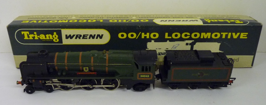 WRENN - W2236 BR 4-6-2 loco Dorchester no.34042, green, boxed ++loco good, box good