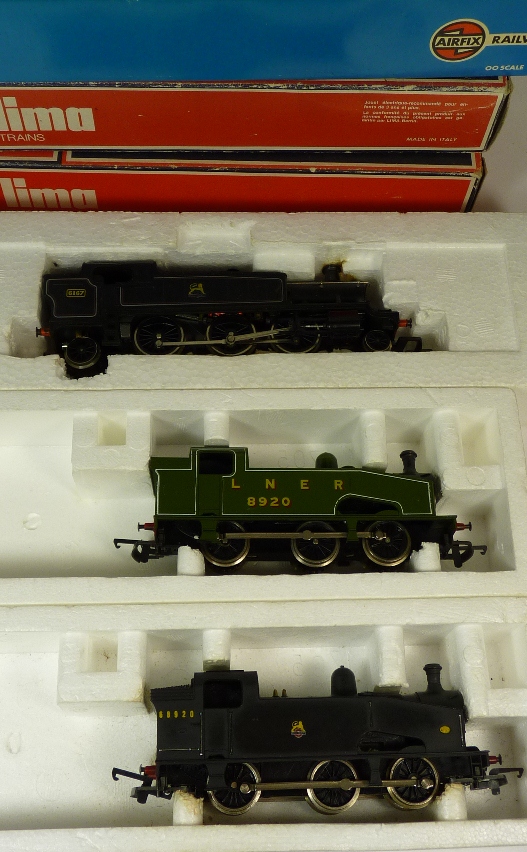 LIMA - LNER 0-6-0T loco no.8920, green, boxed; BR 0-6-0T no.68920, black, boxed and AIRFIX - BR