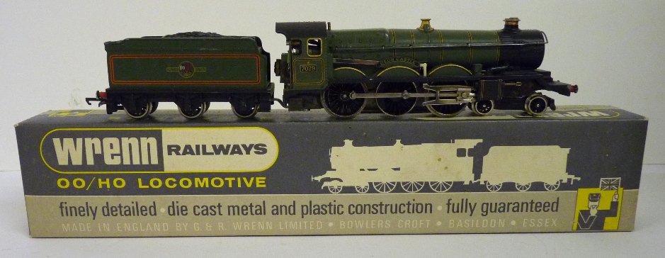 WRENN - W2247 4-6-0 Clun Castle no.7029, green livery, in original box with instructions ++loco v