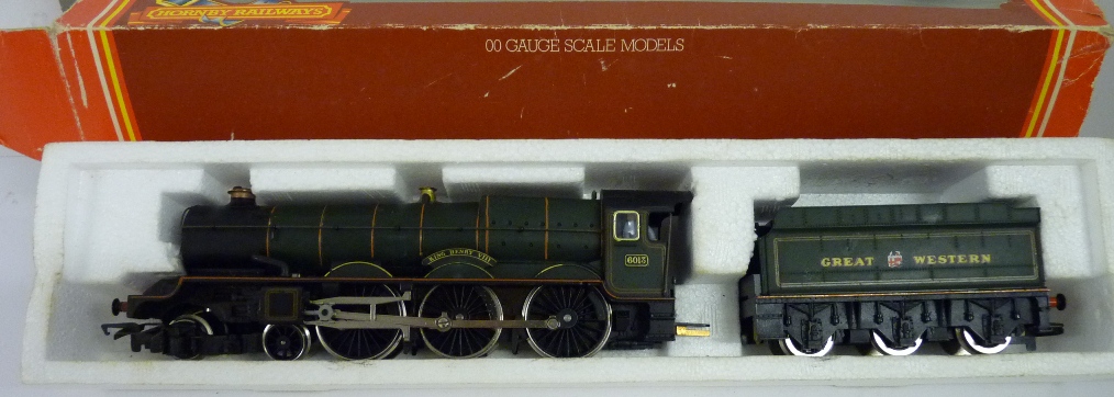 HORNBY - GWR 4-6-0 King Henry VIII no.6013 and tender, green, in box ++loco vg, box lacks most end