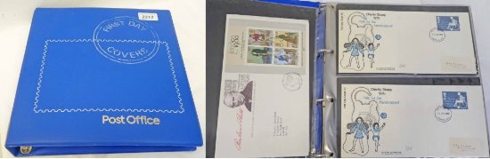 POST OFFICE FIRST DAY COVERS 1975-1986 ONE ALBUM