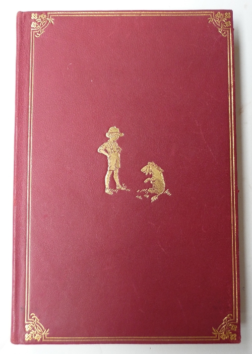 Milne (A.A.) The House at Pooh Corner, 1928, first edition, a.e.g., publisher`s deluxe leather