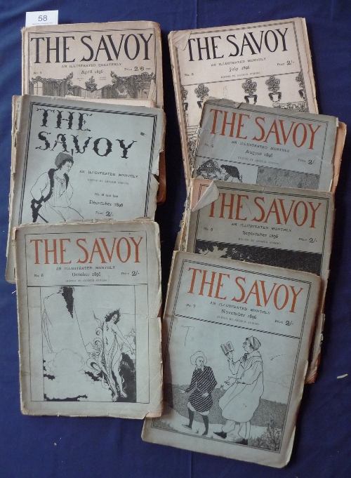 Beardsley (Aubrey) et al The Savoy, An Illustrated Quarterly, Nos. 2-8, April 1896 - December 1896,