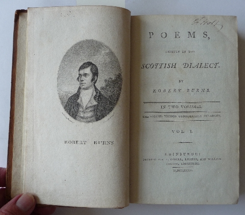 Burns (Robert) Poems, Chiefly in the Scottish Dialect. 1793, Edinburgh & London, Cadell & Creech, `