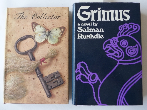 Fowles (John) The Collector, 1963, Jonathan Cape, first edition, dustwrapper (priced 18s);  Rushdie