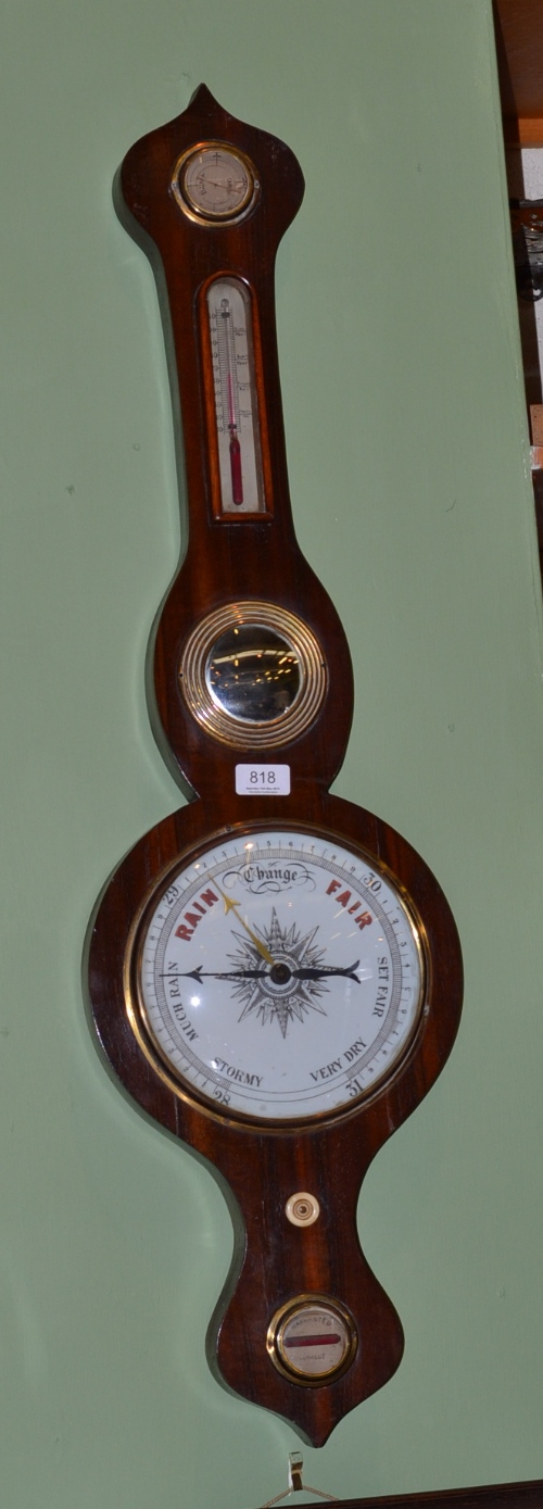 A wheel barometer