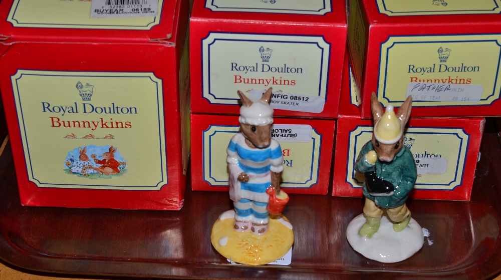 Eleven boxed Royal Doulton Bunnykins figures