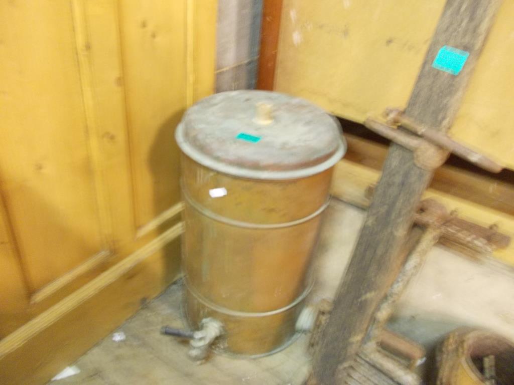 Old Copper Water Boiler