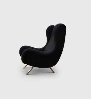 Senior armchair Italy c,1951 Senior armchair designed by Marco Zanuso for ARFLEX, with lacquered