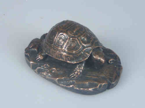Bronze Turtle Desk Piece