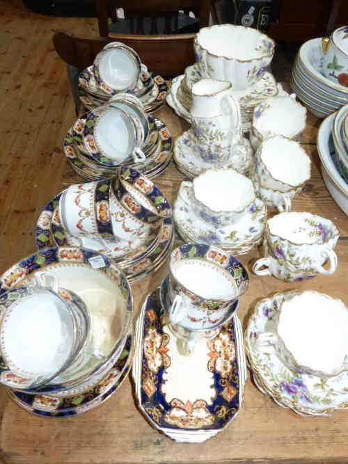 Two Victorian China Tea Sets