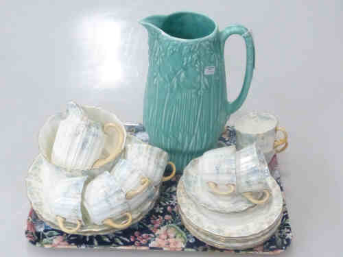 Carlton Ware Jug and Doulton Teaware