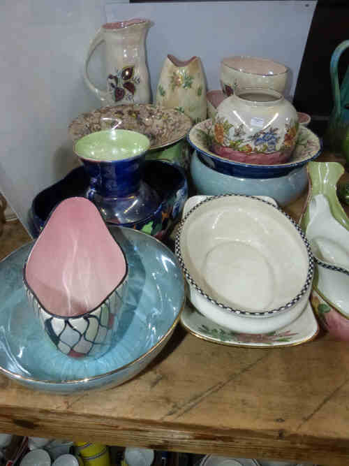A Quantity of Maling Ware including Bowls, Vases etc
