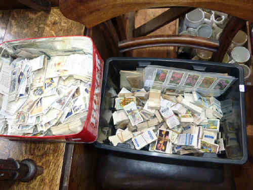 Two Boxes of Cigarette Cards