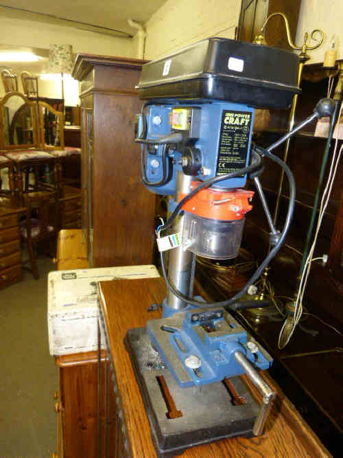 Power Craft Bench Drill and Electric Planer