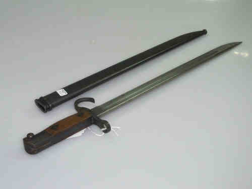 Japanese Model 1897 Arisaka Bayonet, Interlocking Circles Mark to Blade