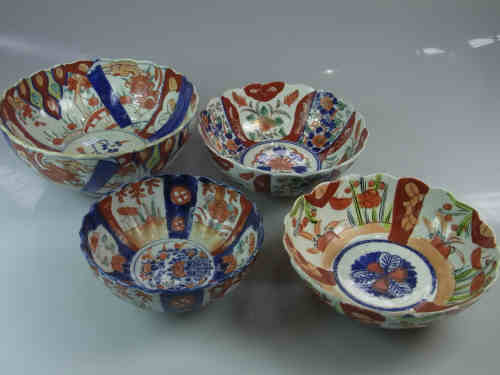 Four Imari Bowls