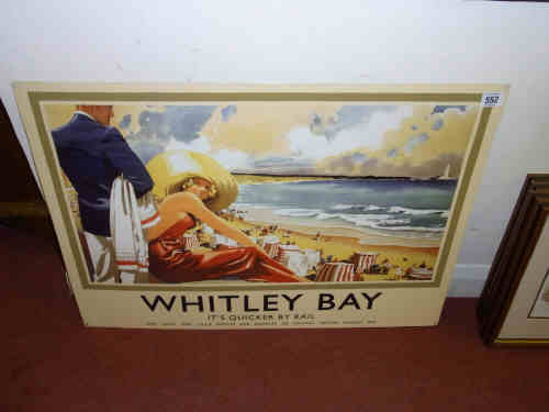 Enamel Sign 'Whitley Bay'