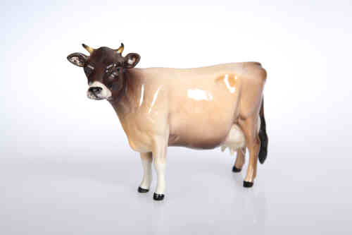 A Beswick model of a Jersey cow, "Newton Tinkle", no. 1345, gloss. 11cm