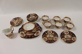 A twenty-two piece Crown Staffordshire bone china tea set. (22) CONDITION REPORT: Patter A3215. Good