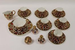 Twenty-four pieces of Royal Crown Derby Imari patterned china. (24) CONDITION REPORT: Excellent