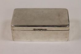 A silver cigarette box, Birmingham 1974, 844g gross. CONDITION REPORT: In good condition