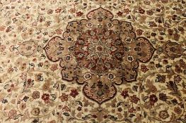 A silk finished Persian carpet, 188 cm x 283 cm. CONDITION REPORT: Good condition.