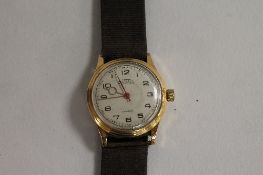 An 18ct gold Gentleman's Bucherer Automatic wrist watch. CONDITION REPORT: Good condition,