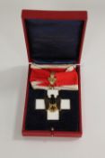 A scarce Third Reich First Class Neck Order, with oak leaves of the 1939 Social Welfare Issue,