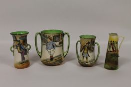 Four pieces of Royal Doulton series ware. (4) To include-The Fat Boy, Trotty Veck, Mr Pickwick and