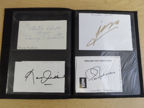 AUTOGRAPHS, mixed sports, signed white cards, inc. Alistair Brownlee, Tanni Grey-Thompson, Richie