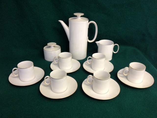 German white porcelain coffee set