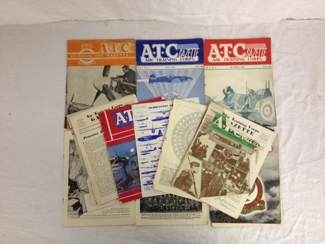 A quantity of Air Training Corps magazines from World War 2