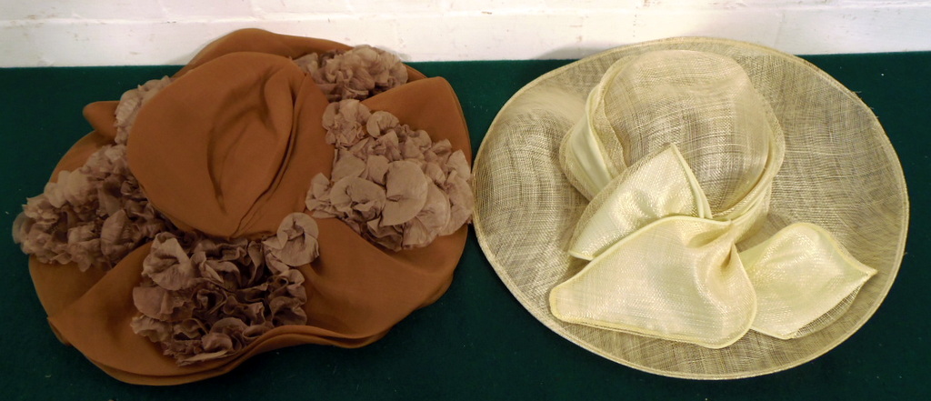 Two vintage hats.