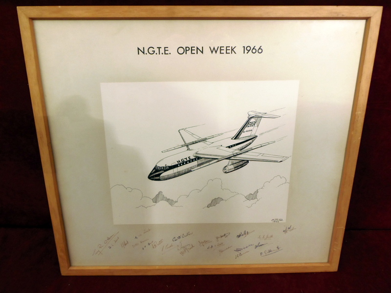 Picture entitled N.G.T.E. Open Week 1966, signed.