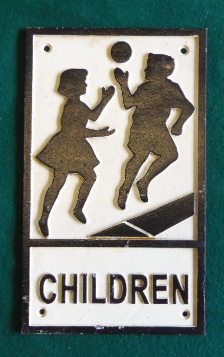 Children`s sign.