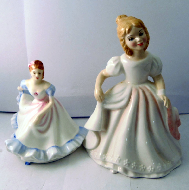 Two Royal Doulton figures, Amanda HN 2996 and Ninette HN 3215.