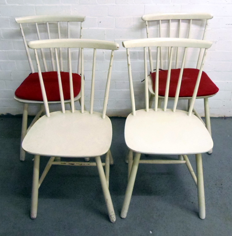 Four Danish dining chairs by Farstrup