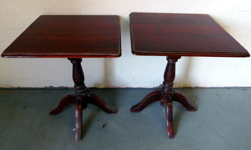 Two square tables