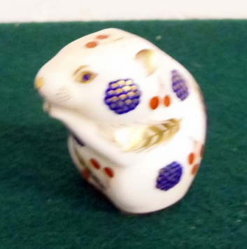 Royal Crown Derby doormouse