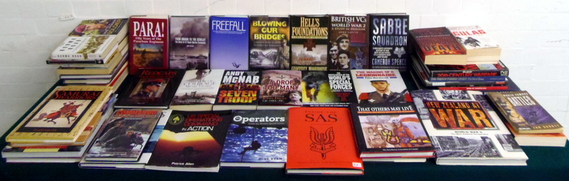 Collection of books (military theme)