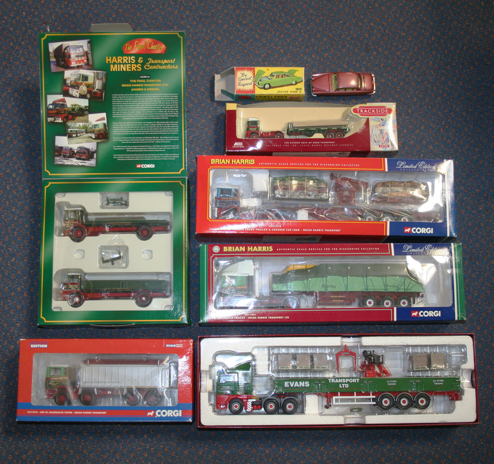 A small collection of Corgi Toys limited edition Brian Harris commercial vehicles, comprising a