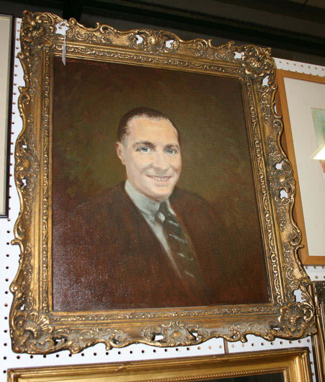 A. Egerton Cooper - Head and Shoulders Portrait of a Gentleman, 20th Century oil on canvas,