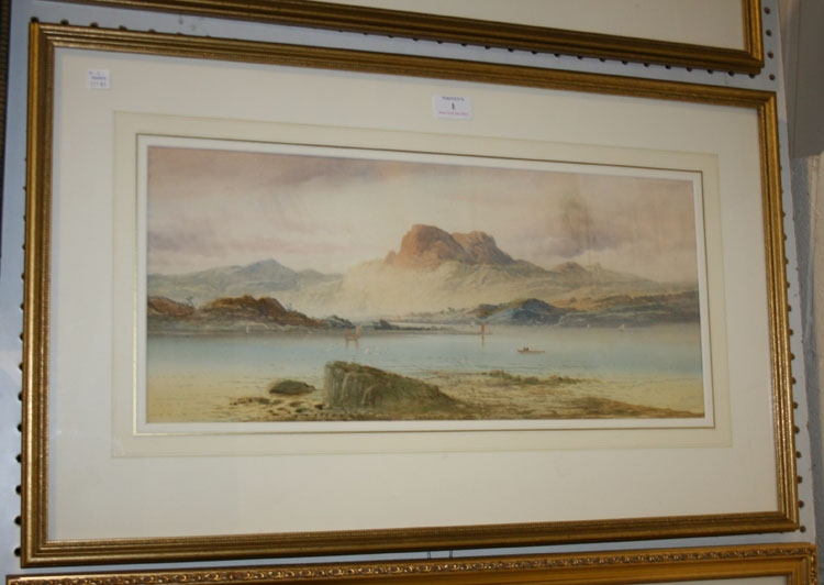 Attributed to Lennard Lewis - Highland Scenes, possibly Views of Loch Katrine, a pair of late 19th/
