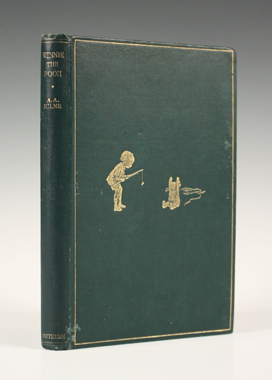 MILNE, A.A. Winnie-the-Pooh. London: Methuen & Co. Ltd., 1926. First edition, 8vo (190 x 125mm.)
